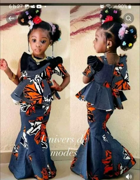 Baby African Clothes, African Kids Clothes, Dinner Gown, Ankara Short Gown Styles, African American Fashion, Modest Dresses Fashion, Long African Dresses, African Dresses For Kids