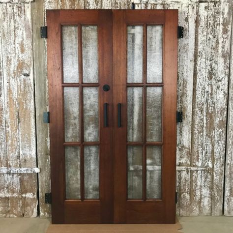 Rain Glass Door, Fitness Room, Diy Barn Door, Room Door, Wood Doors Interior, Interior Barn Doors, Barn Doors Sliding, Glass Doors, Home Office Design