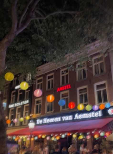 Rembrandtplein, Amsterdam #amsterdam #blurry #party #summer Party In Amsterdam, Amsterdam Party, Fake Account, Party Summer, Amsterdam, Broadway Shows, Night Out, Collage, Pins