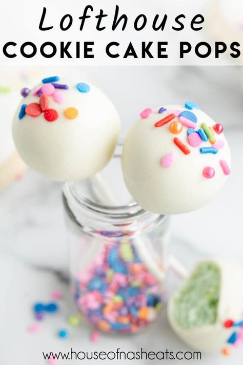 Cookie Cake Pops, Healthy Cake Pops, Gluten Free Cake Pops, Cookie Dough Cake Pops, No Bake Cake Pops, Lofthouse Sugar Cookies, Lofthouse Cookies, Cookie Dough Cake, No Bake Cookie Dough