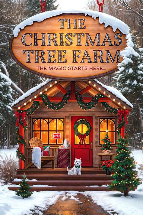 The Christmas Tree Farm     Kindle Edition The Christmas Tree Farm Laurie Gilmore, The Christmas Tree Farm Book Aesthetic, The Christmas Tree Farm Book, Christmas Tree Farms, 2024 Books, Books 2024, Farm Books, Farm Christmas, Christmas Farm