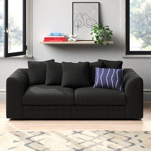 Three Posts Blomquist 2 Seater Fold Out Sofa Bed | Wayfair.co.uk Corduroy Texture, Deep Couch, Garage Conversion, Contemporary Interiors, Three Seater Sofa, Pedestal Dining Table, Forest Park, Comfortable Sofa, 2 Seater Sofa