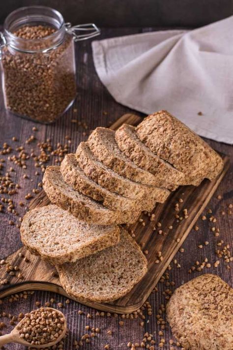 Buckwheat Quinoa Bread, Buckwheat Flour Bread, Buckwheat Bread Recipe, Gluten Free Buckwheat Bread, Sour Bread, Buckwheat Flour Recipes, Buckwheat Gluten Free, Kidney Support, Healthy Breads