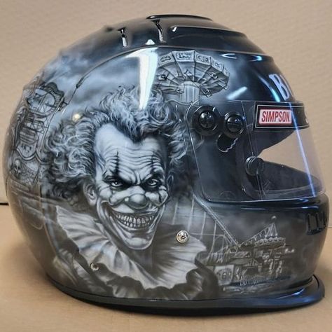 Thomas Beckwith Airbrushed Helmets, Artist Custom, Airbrush Art, Custom Paint, Makeup Artist, Makeup, Quick Saves, Art, Make Up