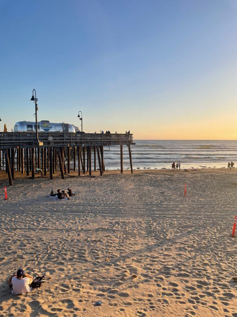 Pismo Beach Aesthetic, Cali Beach Aesthetic, La Beach Aesthetic, Beach Town Aesthetic, Avila Beach California, Cali Beach, Calming Photos, Pismo Beach California, Golden Coast