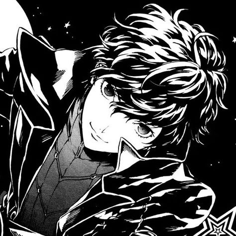 Ren Amamiya, Akira Kurusu, Persona 5, Anime Character, Image Search, Persona, Black And White, Anime, Hair