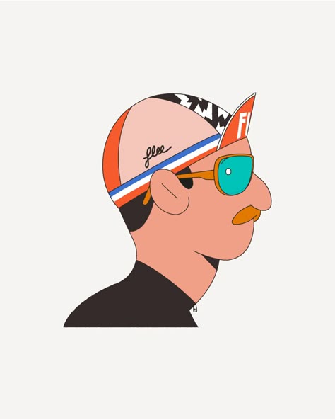 Marcos Montiel | Synergy Art - Illustration Agency Cyclist Illustration, Trip Illustration, Synergy Art, Avatar Illustration, Running Illustration, Cool Cartoon Drawings, Trendy Illustration, Kids Graphics, Quirky Illustration