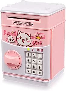 Amazon.com: Yoego piggy bank for Kids ,Electronic Password, Safe Bank Mini ATM Toy for 3-14 Year Old Boys and Girls : Toys & Games Bank For Kids, Toy Money, Money Saving Box, Stocking Stuffers For Girls, Art Supplies Storage, Princess Toys, Kids Money, Toy Gifts, Cute Piggies