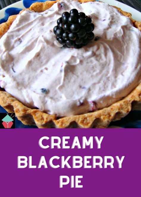 Blackberry Dessert Recipes, Blackberry Mousse, Cream Cheese Pie Recipes, Raspberry Cream Pies, Thanksgiving Desserts Pumpkin, Berry Pie Recipe, Blackberry Dessert, Pastry Case, Raspberry No Bake Cheesecake