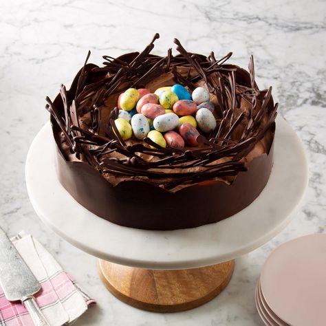 Easter Nest Torte Easter Nest Cake, Traditional Easter Desserts, Easter Cake Recipes, Easter Nests, Easter Desserts, Baking Cocoa, Easter Cake, About Easter, Angel Food Cake