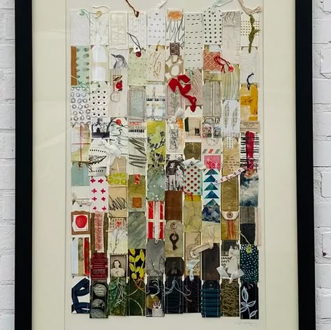 Remnants (2022) | 2022 Rebecca Sower, Danielle Donaldson, Nature Quilt, Sketchbook Inspo, Abstract Quilt, Mixed Media Illustration, Collage Art Projects, Paper Collage Art, Textile Fiber Art