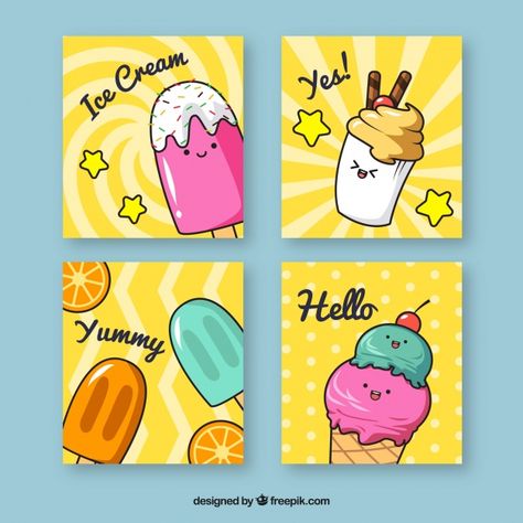 Canvas Sheet Painting Ideas, Canvas Sheet Painting, Easy Pop Art, Ice Cream Card, Art Ice Cream, Learn Acrylic Painting, Cute Ice Cream, Coaster Art, Colored Pencil Artwork