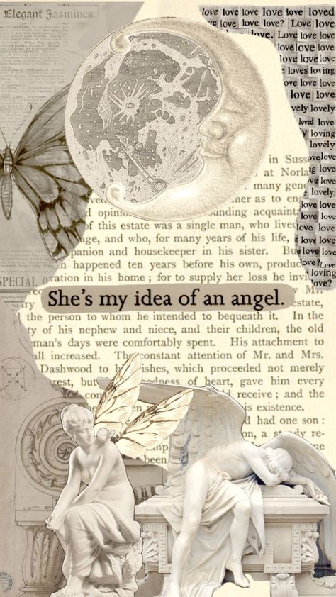 Angel Asthetic Wallpers, Brown Angel Aesthetic, Angel Core Wallpaper, Angela Aesthetics, Vintage Angel Aesthetic, Angel Quotes Aesthetic, Angelcore Aesthetic Wallpaper, Guardian Angel Aesthetic, Angel Academia