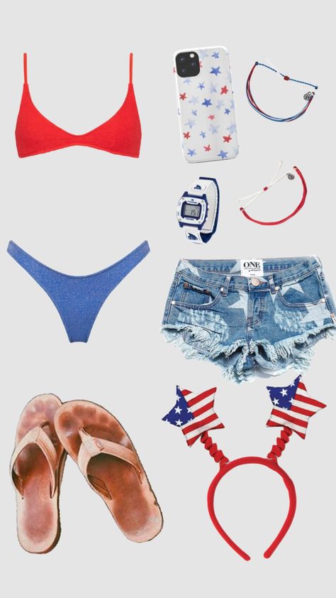 #4thofjuly #trianglbikini 4th Of July Bikinis, Connect With People, Your Aesthetic, Creative Energy, 4th Of July, Energy, Clothes