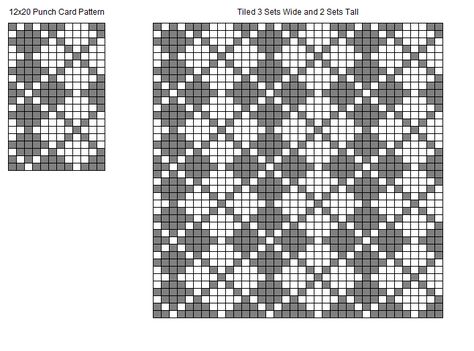 argyle cross stitch | 12-Stitch Argyle Machine Knitting Punch Card Pattern Chart | Goats and ... Charts Patterns, Modern Knitting Patterns, Trendy Knitting, Gilet Crochet, Fair Isle Knitting Patterns, Colorwork Knitting, Knitting Machine Patterns, Modern Knitting, Easy Knit