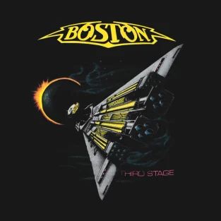 Boston Third Stage Album 1986 T-Shirt Boston Band, Boston Vintage, Concert Art, Vintage Rock T Shirts, Boston Poster, Home Bar Man Cave, Rock Videos, Bar Man Cave, Band Wallpapers