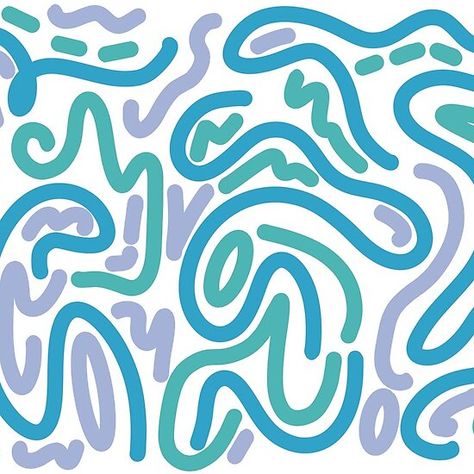 Blue Squiggle Pattern Squiggle Painting, Abstract Squiggle Art, Squiggle Illustration, Squiggle Pattern, Squiggly Line Painting, Green Squiggle Wallpaper, Wavy Lines Pattern, Purple Squiggle Wallpaper, Squiggle Art