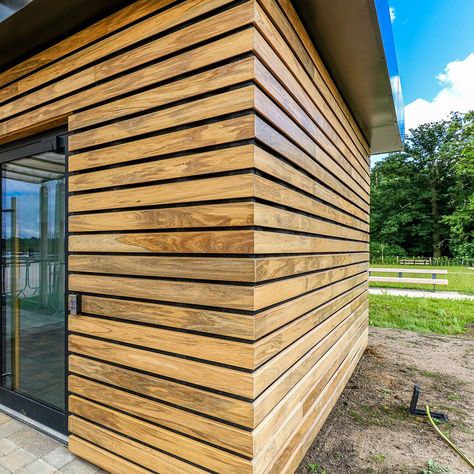 We're proud to have contributed to the first crematorium in Central Bedfordshire, Oakfield Gardens, which was designed with sustainability in mind.
 
Our FSC-certified Derako® solid wood ceilings and cladding perfectly complement the eco-conscious design, aligning with the site's commitment to biodiversity. With european oak for exterior soffits and walls, and accoya wood for façades, we ensured that the facility meets both aesthetic and environmental goals. Linear Systems, Baffle Ceiling, Wood Grill, Open Ceiling, Ceiling System, Tile Panels, Hunter Douglas, Metal Tile, Metal Ceiling