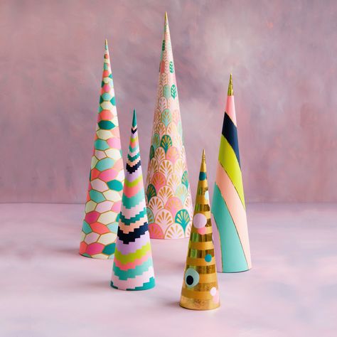 Cone christmas trees