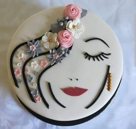 Hairdresser Cake, Cake Writing, 16 Birthday Cake, Creative Cake Decorating, Birthday Cakes For Women, 50th Birthday Cake, Cake Decorating Designs, Cute Birthday Cakes, Cake Icing