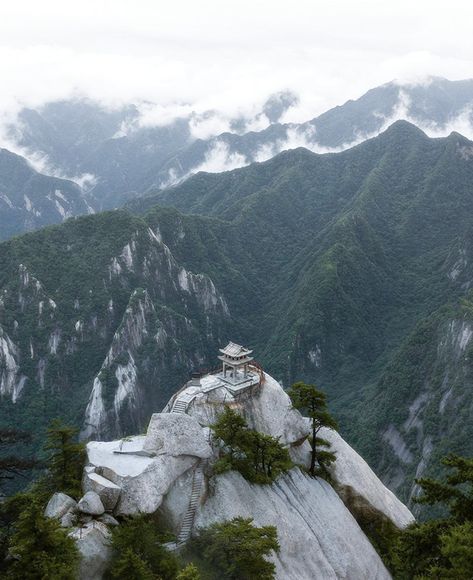 The Chess Pavilion, Huashan, China Red Lotus Pavilion 2ha, China Pics, Zhangye Danxia, Chenghuang Pavilion, Chinese Pavilion Architecture, Glass Walkway, Floating Mountains China, Vertical Forest, Sichuan China