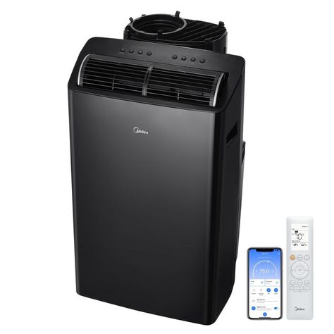 Duo 12,000 BTU Ultra Quiet Portable Air Conditioner Portable Air Conditioners, Portable Ac, Window Air Conditioner, Air Duct, Ac Units, Cool Architecture, Portable Air Conditioner, Air Conditioners, Air Circulation