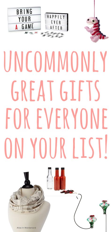 Uncommonly great gifts for everyone on your list! #christmas #holiday #giftguide #gift Talk Less, Uncommon Gifts, First Snow, New Place, Gifts For Everyone, Christmas Music, Say More, Holiday Spirit, The Christmas