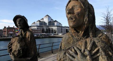 famine memorial Potato Famine, Irish Famine, Ireland Food, Irish Catholic, Abe Lincoln, Tom Thumb, Irish History, American History, Dublin