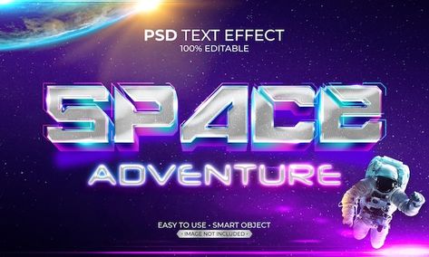 Space adventure neon text effect | Premium Psd #Freepik #psd Green Movie, Space Font, Neon Text, Space Text, Logo Presentation, Space Adventure, About Space, 3d Text Effect, Portfolio Logo