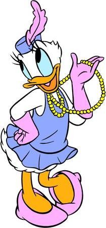 Clip Art Disney, Daisy Donald Duck, Duck Character, Disney Daisy Duck, Disney Heroes, Donald And Daisy, Duck Pictures, Disney Clipart, Donald And Daisy Duck