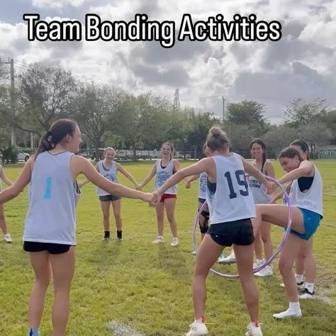 305 Lacrosse on Instagram: "Great Team Building Activities to mix into your practices when you can!! 💯💯. Sometimes we forget how important it is to incorporate these types of things into our season, but let this be your reminder! 🙂 It's great for team morale, bonding, inclusivity & more 💙 . Some games we love at @panthergirlslax : 1) Hula hoop  2) The Human Knot  3) The Chicken Machine  4) Rock, Tree, Bridge  5) Red light, Green Light  . ➡️ Comment the word TEAM and we'll DM you the link with more info on how to do each one! Rules, set up, etc. 🌟  . + If you do them at practice, post it and tag us and we'll share!! 😃 . . 🌟 Follow @laxinthe305 for more women's lax tips, drills, funny stuff, cool stuff, and always lax stuff 🥍 . #girlslacrosse #laxislife #lacrossegirls #lacrossegirl # Human Knot Game Team Building, Bonding Games For Teams, Cheer Team Building Activities, Dance Team Bonding Activities, Cheer Bonding Activities, Team Bonding Activities Cheerleading, Team Bonding Activities Sports, Cheer Team Bonding Activities, Cheerleading Team Bonding