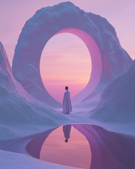 Stepping into another dimension 💫 Step Aesthetic, Cosmic Illustrations, Dream Like, Cosmic Aesthetic, Ethereal Photography, Dream Sequence, Angelic Aesthetic, Spiritual Space, Cool Optical Illusions