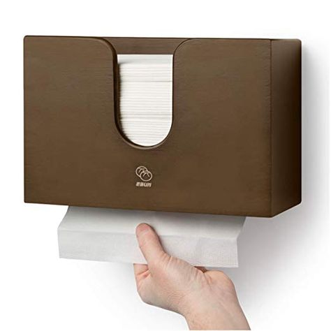 Multifold Paper Towel Dispenser Wall Mount & Countertop | Bamboo Hand Towel Holder for Tri/C/Z/Multi Fold Paper Towels| Traditional Farmhouse Rustic Decor for Kitchen & Bathroom (Caramel Brown): Amazon.com: Industrial & Scientific Work Office Ideas, Folded Paper Towels, Paper Hand Towels, Paper Towel Dispenser, Toilet Paper Dispenser, Bamboo Light, Hand Towel Holder, Towel Dispenser, Traditional Farmhouse