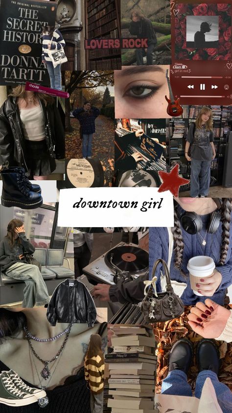 downtown girl aesthetic #downtowngirl #downtowngirlaesthetic #aesthetic Uptown Girls Aesthetics, Down Town Aesthetic Wallpaper, Downtown Vibes Aesthetic, Downtown Girl Vision Board, Downtown Academia Aesthetic, Asthetic Cloths Idea Girl, Outfit Moodboard Aesthetic, Teagan Core Aesthetic, Downtown Girl Asthetics