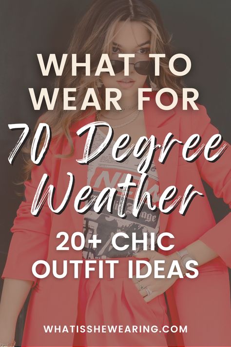 what to wear for 70 degree weather Casual Outfits For 70 Degree Weather, 65 Degree Weather Outfit Winter, 75 Degree Weather Outfit Work, 70 Degree Weather Outfit Winter, What To Wear 70 Degrees Weather, Fall 70 Degree Weather Outfit, 70 Degree Rainy Weather Outfit, What To Wear On A Rainy Day To Work, Outfits For 20 Degree Weather