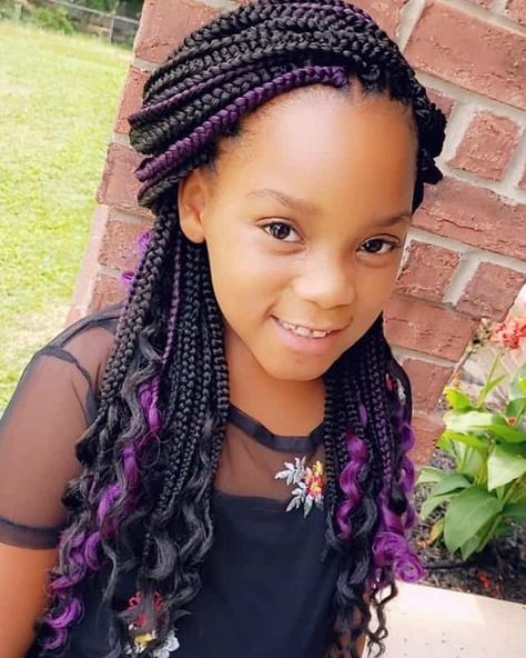 Kids Crochet Hairstyles, Teens Hairstyles, Kid Braids, Crochet Braids For Kids, Kids Box Braids, Braids Styling, Kid Hairstyles, Kid Hair, Crochet Box Braids