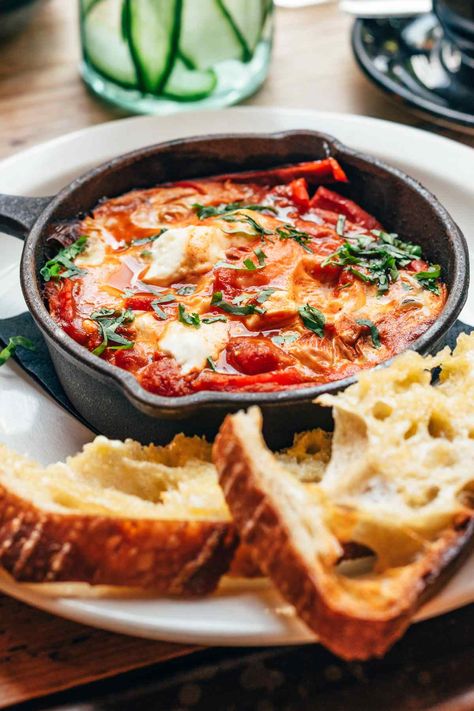 Best Portuguese Breakfast Recipes - IzzyCooking Portuguese Breakfast Recipes, Portuguese Recipes Traditional, International Breakfast Ideas, Spanish Breakfast Recipes, Portuguese Breakfast, Migas Recipe, Portuguese Dishes, European Breakfast, Healthy Breakfast Toast