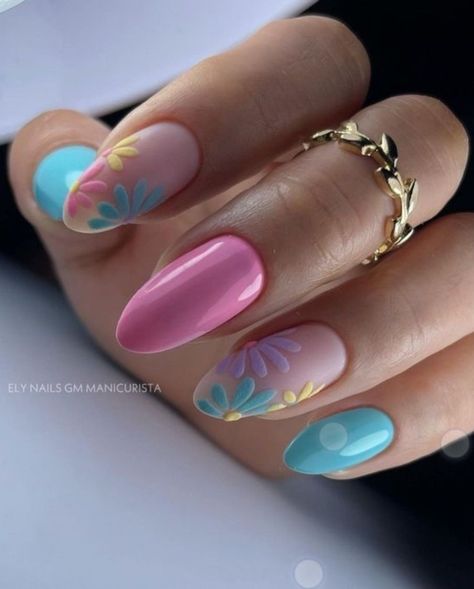 Top 22 Summer Almond Nails 2024 – Trendy Designs & Must-Try Styles Summer Almond Nails 2024, Easter Nail Art Designs, Dip Nail, Cute Acrylic Nail Designs, Almond Nails Designs, Bright Nails, Nails 2024, Yellow Nails, Nail Art Summer