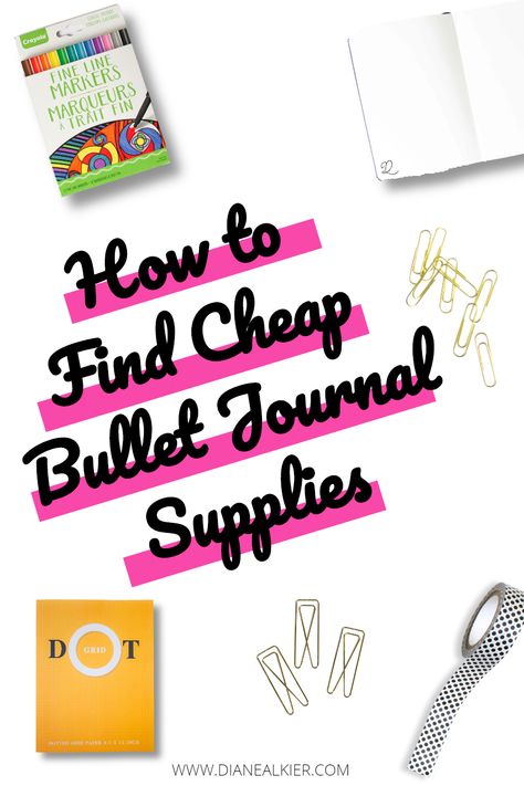 Are you looking to find cheap bullet journal supplies? Here is the ultimate guide to finding cheap bullet journal supplies.  #bulletjournaling #journals Journal Essentials, Bujo Supplies, Bullet Journal Essentials, Bullet Journal Supplies, Bullet Journal How To Start A, Journal Supplies, Bullet Journal Inspiration, Journal Inspiration, How To Find