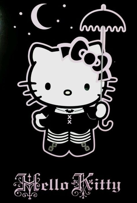 Hello Kitty Wallpaper Black, Pfp Gangsta, Gangsta Hello Kitty, Hello Kitty Poster, Uk Icon, Hello Kitty Painting, Hello Kitty Tattoo, Kitty Tattoo, Kitty Painting