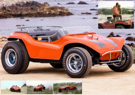 For Sale: The Dune Buggy Driven By Steve McQueen In The Thomas Crown Affair Manx Dune Buggy, Manx Buggy, Vw Dune Buggy, Chevy Corvair, Buggy Racing, Thomas Crown Affair, Vw Baja, Firestone Tires, Pontiac Trans Am