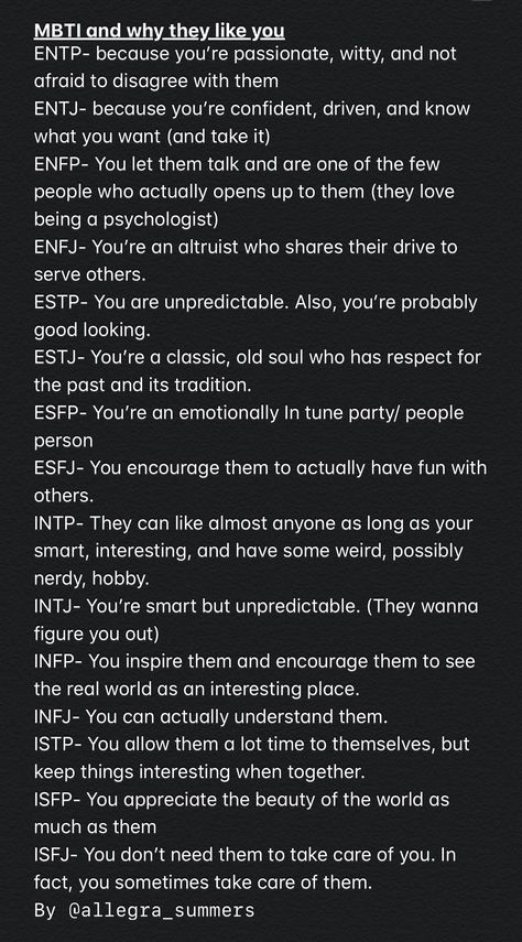 #mbti #crush #mbtiandwhytheylikeyou Mbti Quotes, Mysterious Personality, Enfj When They Have A Crush, Mbti Crush, Mbti Scenarios, Best Mbti Ships, Isfp Crush, Mbti Love, Mbti Crushing