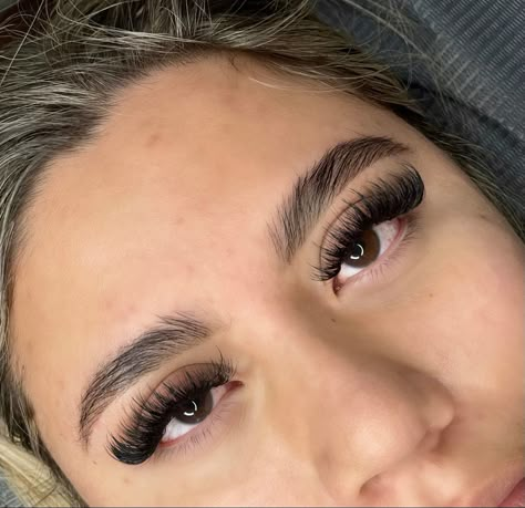 Long Fluffy Lash Extensions, Full Wispy Eyelash Extensions, Fluffy Lash Extensions, Wispy Eyelash Extensions, Wispy Set, Lash Maps, Wispy Eyelashes, Lash Styles, Cat Eye Lash