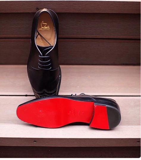 Christian louboutin men's shoes. My personal favorite.. Mens Dress Shoe, Der Gentleman, Men's Wedding Shoes, Peacoats, Desert Boot, Simple Shoes, Fashion 1950s, Christian Louboutin Men, Red Bottom