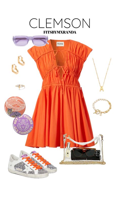 CLEMSON GAMEDAY FIT INSPO #outfitinspo #gameday #gamedayfit #gamedayoutfit #clemson Clemson Gameday Outfit Fall, Auburn Gameday Outfit, Clemson Gameday Outfit, Alabama Gameday Outfit, Univ Of Tennessee, Clemson Gameday, Clemson Outfits, Osu Game, Rush Week Outfits