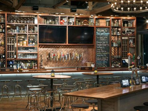 Top Sports Bars in Charleston to Watch NFL and College Football Beer Bar Design, Back Bar Design, Bar Deco, Pub Interior, Craft Beer Bar, Pub Design, Bar Interior Design, Beer Pub, Rustic Bar