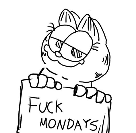 Garfield Plush, Garfield Images, Garfield Cat, Hate Mondays, Stuff To Draw, So Relatable, Sketchbook Art, Orange Cat, Sketchbook Art Inspiration