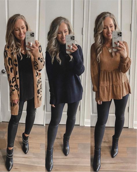 Modershe Womens Long Sleeve Tunic … curated on LTK Long Tunic Outfit, Tunic Outfit Winter, Tunic Outfit, Cold Fashion, Stitch Fix Outfits, Style Inspiration Fall, Outfit Winter, Leggings Casual, Long Tunic