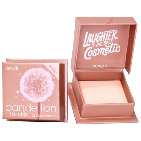 Benefit Dandelion Twinkle, Benefit Highlighter, Benefit Dandelion, Dandelion Benefits, Charlotte Tilbury Pillow Talk, Matte Bronzer, Pink Highlights, Liquid Highlighter, Powder Highlighter