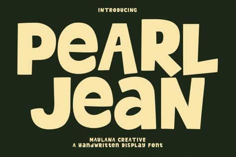 Download Pearl Jean font for iOS, Android, macOS, or Windows for free, or you can buy the full version with a commercial license here. Pearl Jean is a fun and casual display font. No matter the topic, this font will be an incredible asset to your fonts’ library, as it has the potential to elevate […] The post Pearl Jean Font appeared first on FreeFontDL. Inspiration Typographie, Visuell Identitet, Fonts For Tattoos, Funky Fonts, Fonts Ideas, Font Love, Fonts Canva, Graphic Design Is My Passion, Fonts Cursive